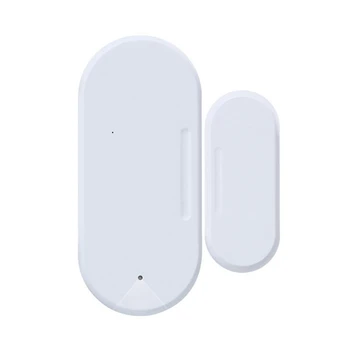 1 комплект Tuya Smart Zigbee Дверной Магнит + Датчик освещенности ABS Напоминание Датчик освещения Сигнализация Белый