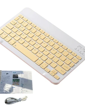 10-дюймовая беспроводная клавиатура, мышь, Bluetooth-совместимая клавиатура для iPa