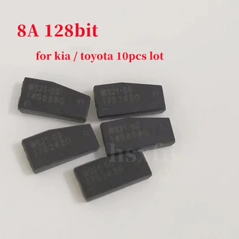 10 шт./лот Оригинальный 8A 128-битный чип автомобильный ключ-транспондер чип иммобилайзера для Toyota для KIA транспондер чип