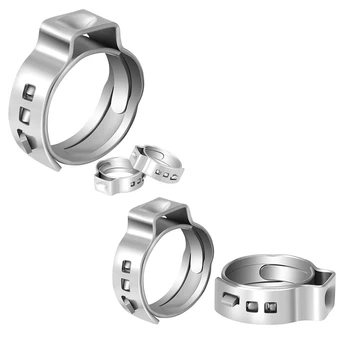 100 ШТ Высококачественных обжимных колец Pex из нержавеющей стали 304, Зажимные кольца для фитингов для труб Pex, 3/4 дюйма