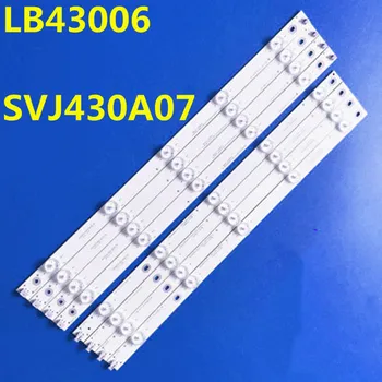 10kit = 40 шт. Светодиодные ленты LB43006 SVJ430A07 LB-C430F14-E1-L-G1-SE1 LB-C430F14-E1-L-G1-SE2 SE3 для 43D7200 LU43V809A GD43D2000