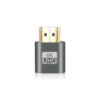 10шт HDMI-Совместимый адаптер виртуального дисплея 4K EDID Фиктивный штекер, эмулятор безголового призрачного дисплея, фиксирующая пластина видеокарты