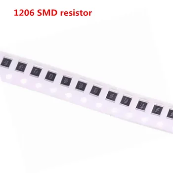 1206 SMD Комплект резисторов Ассорти 1 ом-1 М Ом 1% 33 значения x 20шт = 660шт Набор образцов