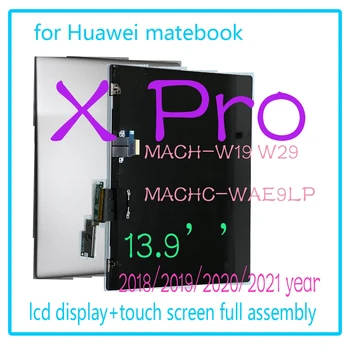 13,9-ДЮЙМОВЫЙ Оригинальный Для Huawei matebook X Pro MACHC-WAE9LP ЖК-дисплей В Сборе Верхняя Половина Сенсорного Экрана LPM139M422 2018 2019 202