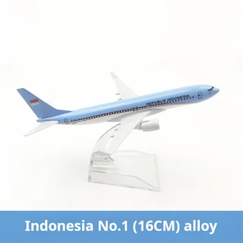 16-сантиметровая модель самолета Индонезийских президентских авиалиний Boeing737, изготовленный на заказ авиационный самолет, коллекционные миниатюрные игрушки для мальчиков