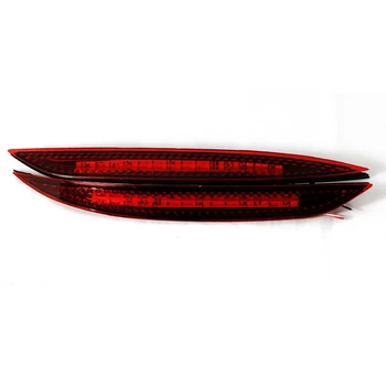 2 шт. автомобильный красный светодиодный отражатель заднего бампера, светодиодный стоп-сигнал, задний противотуманный фонарь для Cerato Forte 2012-2016