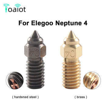 20/50/100 шт. Для сопла Elegoo Neptune 4 CHT 0,4 мм из закаленной стали/латуни с высоким расходом для аксессуаров для 3D-принтеров оптом