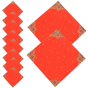 20 Шт наклеек из рисовой бумаги с изображением Фу Дуфан, свиток Китайского Красного весеннего фестиваля Сюань