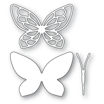 2022 Новая Рождественская бабочка на День Благодарения Металлические режущие штампы для трафарета, скрапбукинга, тиснения бумажных карточек, украшения для рукоделия