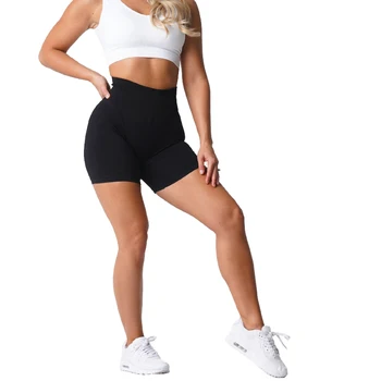 2023 Spandex solide nahtlose Shorts Yoga Booty shorts Frauen weiche Trainings Sport bekleidung
