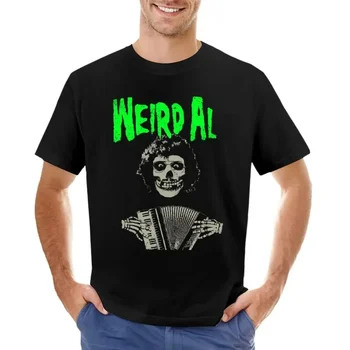 2023 Weird Al Meets The Misfits с Рубашкой-аккордеоном Оверсайз -рубашка Man Heavyweight Shirts для мужчин