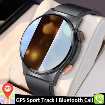 2023 Спортивные Фитнес-смарт-часы для мужчин, браслет с GPS-треком движения, часы NFC, Водонепроницаемые смарт-часы с Bluetooth-вызовом для Android IOS