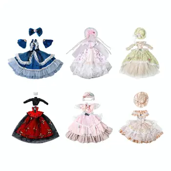 24-дюймовое кукольное платье в стиле ретро, которое легко носить, аксессуары для переодевания, Изысканные детали ручной работы, модная одежда для кукол