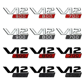 3D Буквы ABS V12 700 800 900 Крыло Багажника Автомобиля Логотип Значок Эмблема Наклейки Наклейка Для Benz Brabus G Class G63 G700 G800 G900 G500