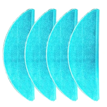 4 ШТ. Моющаяся ткань из микрофибры, Синяя Тонковолокнистая ткань для запасных Частей пылесоса 7490 Eternal