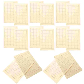 40 Листов Утолщенной Рисовой Бумаги, Блокнот для письма, Клетчатая Акварель, китайская Каллиграфия