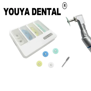 40шт Стоматологические Полировальные диски для полировки зубов, Уменьшающие объем, Контурная Оправка, Набор полосок, Автоклавированные Стоматологические Инструменты