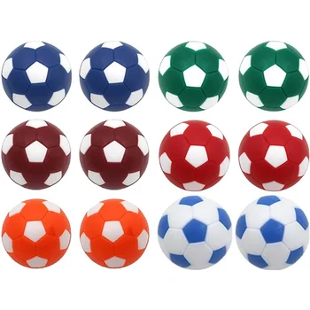6ШТ Совершенно новый 32-мм мяч для настольного футбола Fussball Игра в помещении Настольный футбол Детали футбольной машины Детская Игрушка-Головоломка