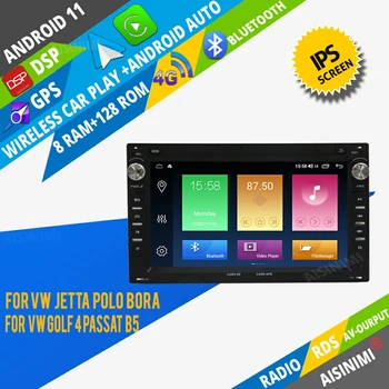 AISINIMI Android Автомобильный Плеер Для VW Jetta Bora Polo Golf 4 Passat B5 радио Автомобильный Аудио Gps Стерео Монитор экран carplay auto