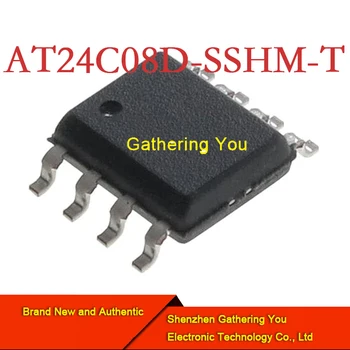 AT24C08D-SSHM-T SOP8 с возможностью электрического стирания программируемой постоянной памяти Совершенно Новый аутентичный