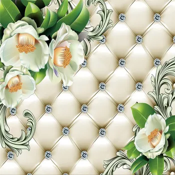 beibehang wall decor Photo для фотосъемки мягкий фоновый пакет с бриллиантовыми цветами, обои для спальни, фрески-3d papel de parede