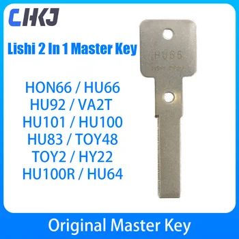 CHKJ 1ШТ Оригинальный Инструмент Lishi 2 В 1 Мастер-Ключ HON66 HU66 HU92 VA2T HU101 TOY48 HU83 Инструмент Для Ремонта Автомобильных Ключей Honda/VW/Audi