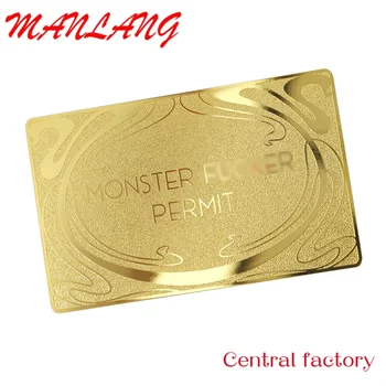 Custometal латунь золото Custo VIP Подарок irror Eed Gold etal Визитная карточка stainls стальная визитная карточка custoize printing etal