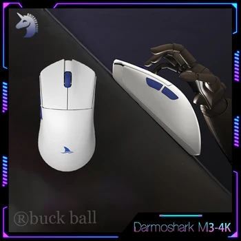 Darmoshark M3-4K M3S M3 Gamer Mouse Легкая Беспроводная Компьютерная Игровая Мышь Bluetooth 3-Режимная Киберспортивная Мышь PAW3395 Для Ноутбука