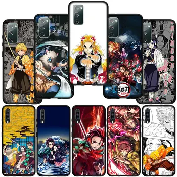 Demon Slayer Tanjirou Агацума Зеницу Чехол для телефона Samsung Galaxy A10 A20 A22 A30 A31 A32 A50 A51 A52 A53 A72 A33 A73