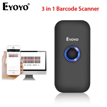 Eyoyo EY-009C Портативный 1D CCD Сканер Штрих-кода Mini Bluetooth Code39 Reader Для Сканирования Экрана Поддержки Склада Розничного Магазина