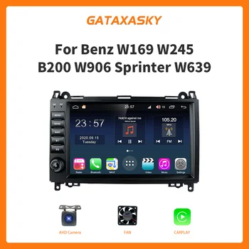 GATAXASKY CarPlay Android Автомобильное Радио Автомобильный GPS Для Mercedes Benz B200 B Class W169 W245 Viano Vito W639 Sprinter W906 Cam