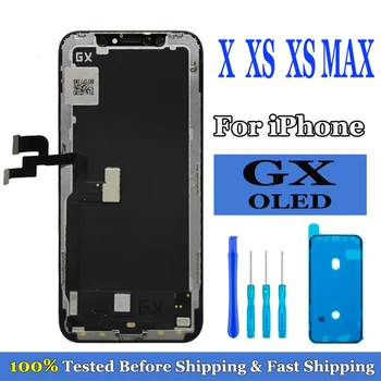GX AMOLED LCD Для iPhone X XS XS Max Дисплей True Tone С 3D Сенсорным Экраном Для iPhone X XS XS MAX OLED Pantalla Digitizer