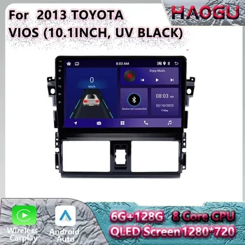 HAOGU Android Автомобильное Радио для 2013 VIOS 10.1 2013-2020 CarPlay Автомобильный Мультимедийный Плеер DSP WIFI 4G Навигация Android Auto Carplay