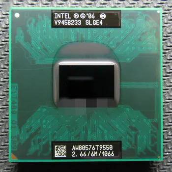 Intel Core 2 Duo T9550 SLGE4 2,6 ГГц Двухъядерный Двухпоточный процессор Для ноутбука 6M 35W Socket P для GM45/PM45