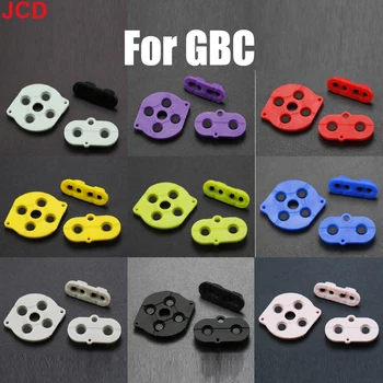 JCD 1 комплект Для Game Boy Color GBC Игровая Консоль В Виде Ракушки Корпус Силиконовая Клавиатура Выбора Запуска Резиновая Проводящая Кнопка A-B d-pad