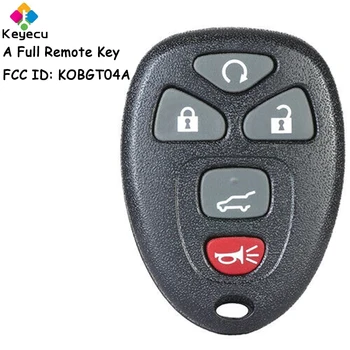KEYECU Дистанционный Автомобильный Ключ С 5 Кнопками для Pontiac G5 G6 Grand Prix/Buick Lacrosse/Chevrolet Cobalt Malibu Fob FCC ID: KOBGT04A
