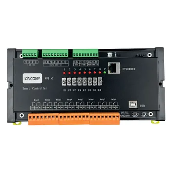 Kincony A8Sv2 ESP32 ESPhome Tasmota Arduino Контроллер Автоматизации Умного Дома MQTT Web HTTP 2G/ 4G GSM Модуль С Ручной Кнопкой