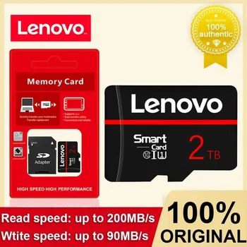 Lenovo 2TB Class10 Micro TF SD Memories 1TB 512GB 256GB Карта Флэш-Памяти 128 ГБ SD-Карта Большой Емкости для Nintendo Switch