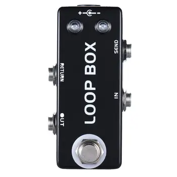 Mosky Mini Guitar Effect Pedal Loop Box Switcher Выбор канала True Bypass