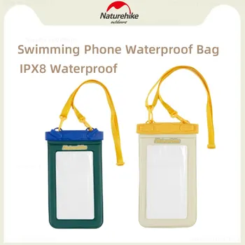 Naturehike Ipx8 Водонепроницаемая сумка для телефона, для плавания, дайвинга, герметичная защитная сумка для мобильного телефона, универсальный водонепроницаемый чехол для телефона из ПВХ