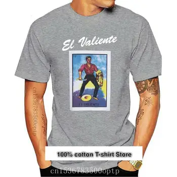 Ropa de El Valiente loterias para hombre, camisetas de sorteo, camisetas mexicana (MxTs309)