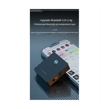 S9 2,4 ГГц Беспроводной петличный микрофон Микрофон передатчик приемник для телефона Зеркальная камера Смартфон и планшеты