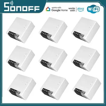SONOFF MINIR2 Wifi DIY Switch Mini R2 2-Полосные Модули eWeLink APP Беспроводной Пульт Дистанционного Управления Работает С Alexa Google Home Automation