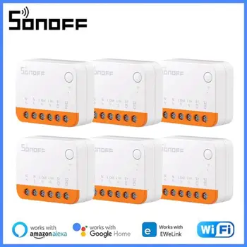 SONOFF MINIR4 Wi-Fi Smart Switch 10A MINI Extreme Smart Home Релейный Модуль Дистанционного Голосового Управления Для Алисы Google Assistant Alexa