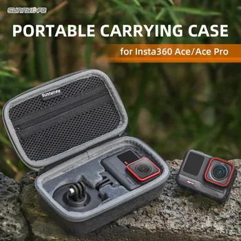 Sunnylife Портативный чехол для переноски, сумочка, мини-кейс для путешествий, органайзер, защитные сумки, аксессуары для Insta360 Ace/Ace Pro
