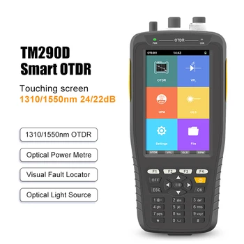 TM290 С сенсорным экраном OTDR 1310 1550 нм TM290 С оптическим рефлектометром временной области VFL/ OPM/OLS