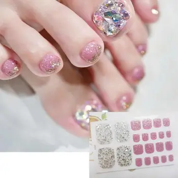 Toe Nail Art Decal Self-adhesive Creative Paper Nails Decor Sticker Pedicure Salon Accessories наклейки на ногти
