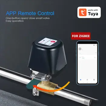 Tuya Smart Life Wi-Fi / Контроллер водяного клапана Автоматическое переключение таймера через Alexa Smartthings Домашний ассистент Яндекс Станция 2 Алиса