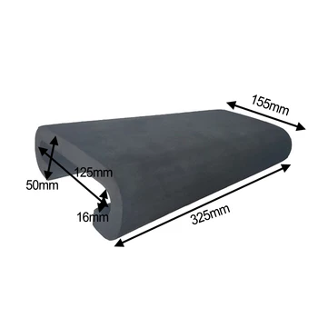 U-образная подушка для каноэ, каяков, 1 шт. Черная подушка из пены EVA, аксессуары для водных видов спорта на открытом воздухе, Каяки высокого качества