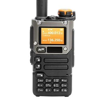 UV K6 K5 (8) Модернизированная портативная рация в диапазоне UHF VHF Двухстороннее радио 5 Вт Air Bands Radio JIAN